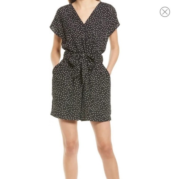 Chelsea28 Print polka dot Romper Size: S - Picture 1 of 9